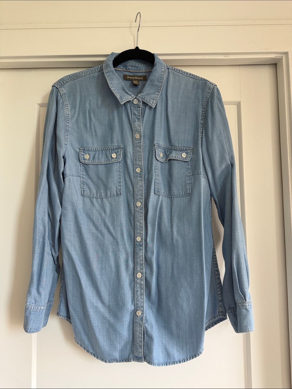 Tommy Bahama Light Blue Denim Button-Down Shirt